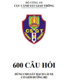 Đáp án 600 câu hỏi lý thuyết 2025 (phần 2)
