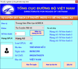 Phần mềm ôn tập 200 câu hỏi lý thuyết dùng cho đào tạo lái xe...